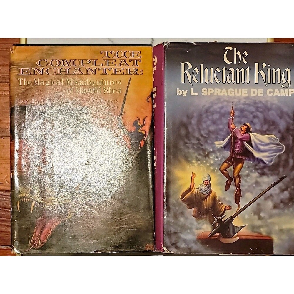 De Camp-Pratt The Compleat Enchanter& The Relucrant King Harold Shea HC 1975 BCE